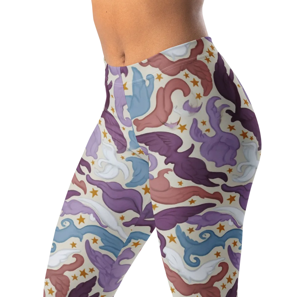 Starling Parade on Leggings — Left Front