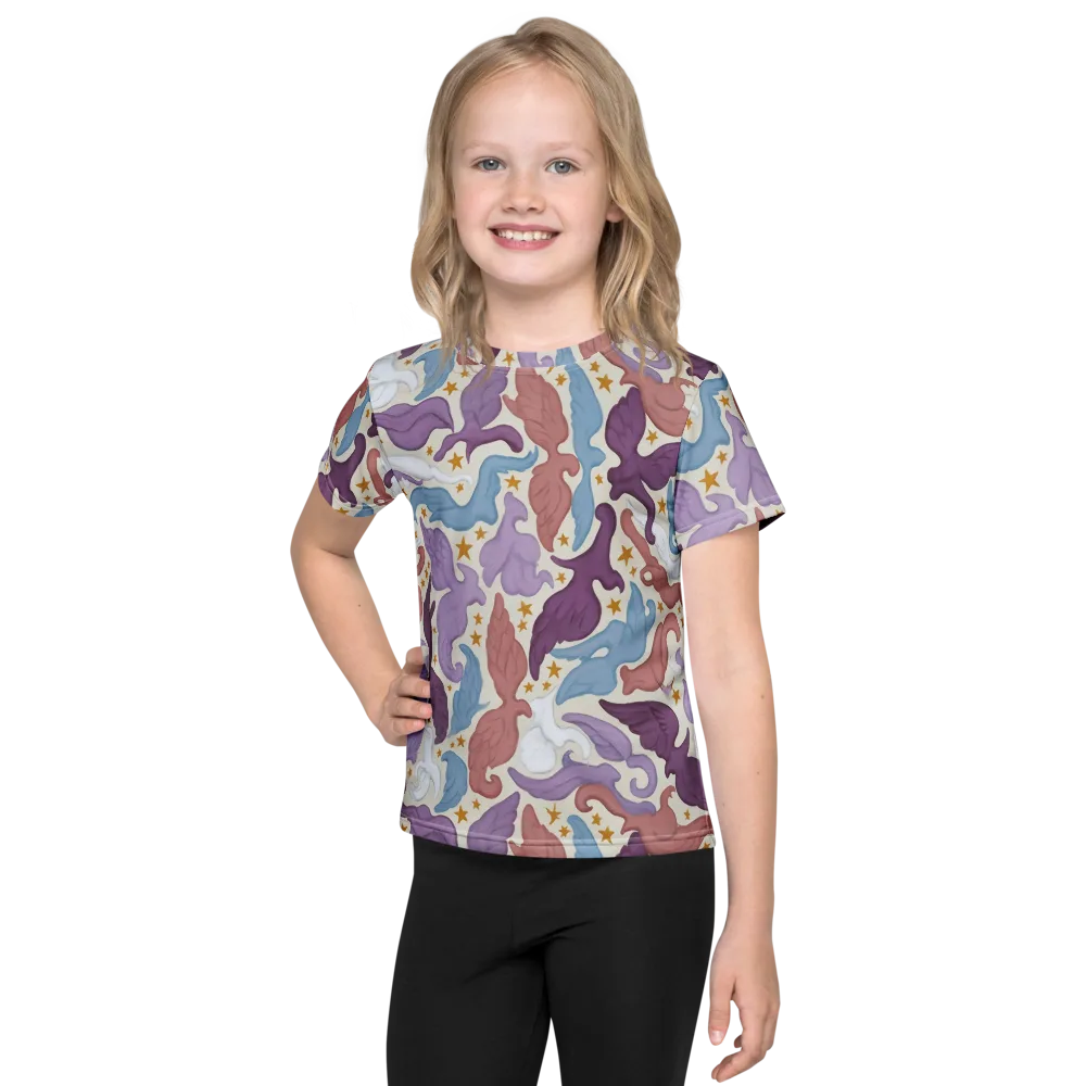 Starling Parade on Kids Crew Neck T-Shirt — Front