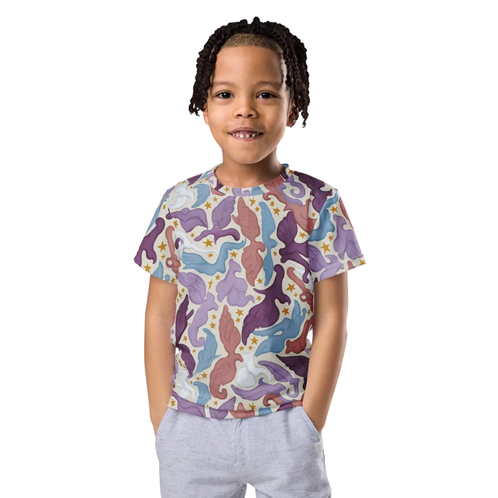 Starling Parade on Kids Crew Neck T-Shirt — Front