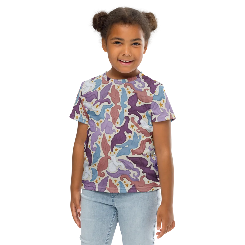 Starling Parade on Kids Crew Neck T-Shirt — Front