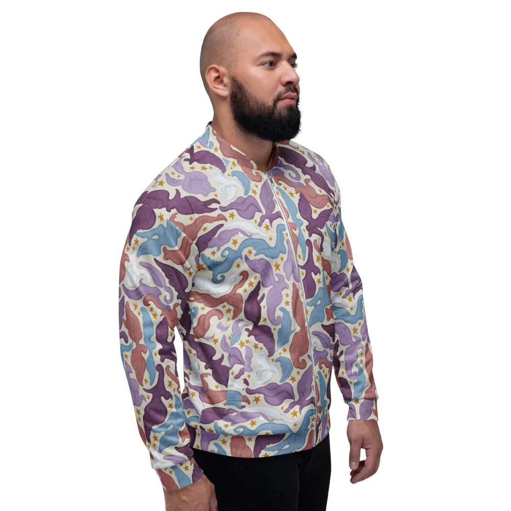 Starling Parade on Bomber Jacket — Right