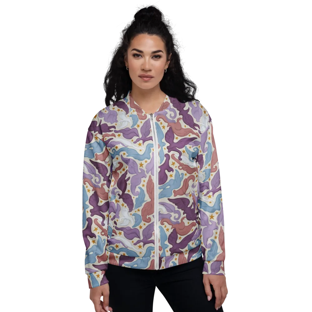 Starling Parade on Bomber Jacket — Front