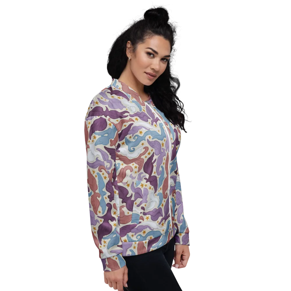 Starling Parade on Bomber Jacket — Right