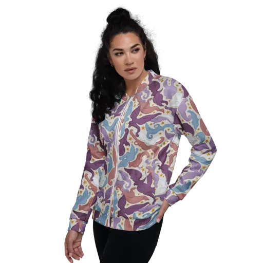 Starling Parade on a Bomber Jacket