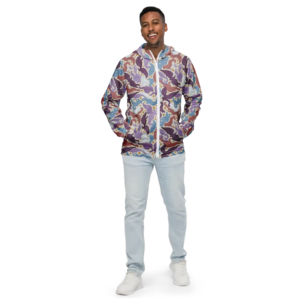 Starling Parade on Men's Windbreaker — Front