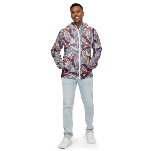 Starling Parade on a Men's Windbreaker