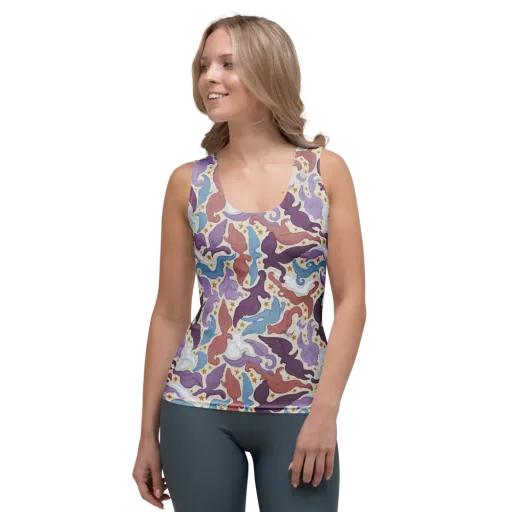 Starling Parade on a Women's Tank Top