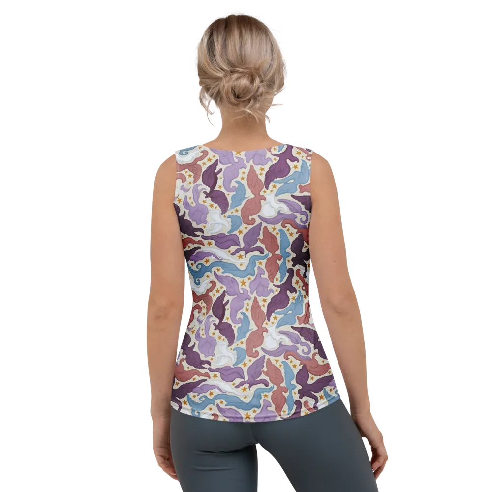 Starling Parade on Women's Tank Top — Back