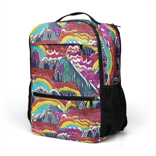 Chromatic Waveform on a Utility Backpack