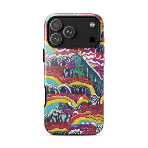 Chromatic Waveform on a Tough Case for iPhone®