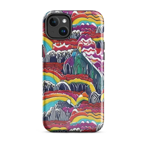 Chromatic Waveform on a MagSafe Tough Case for iPhone®