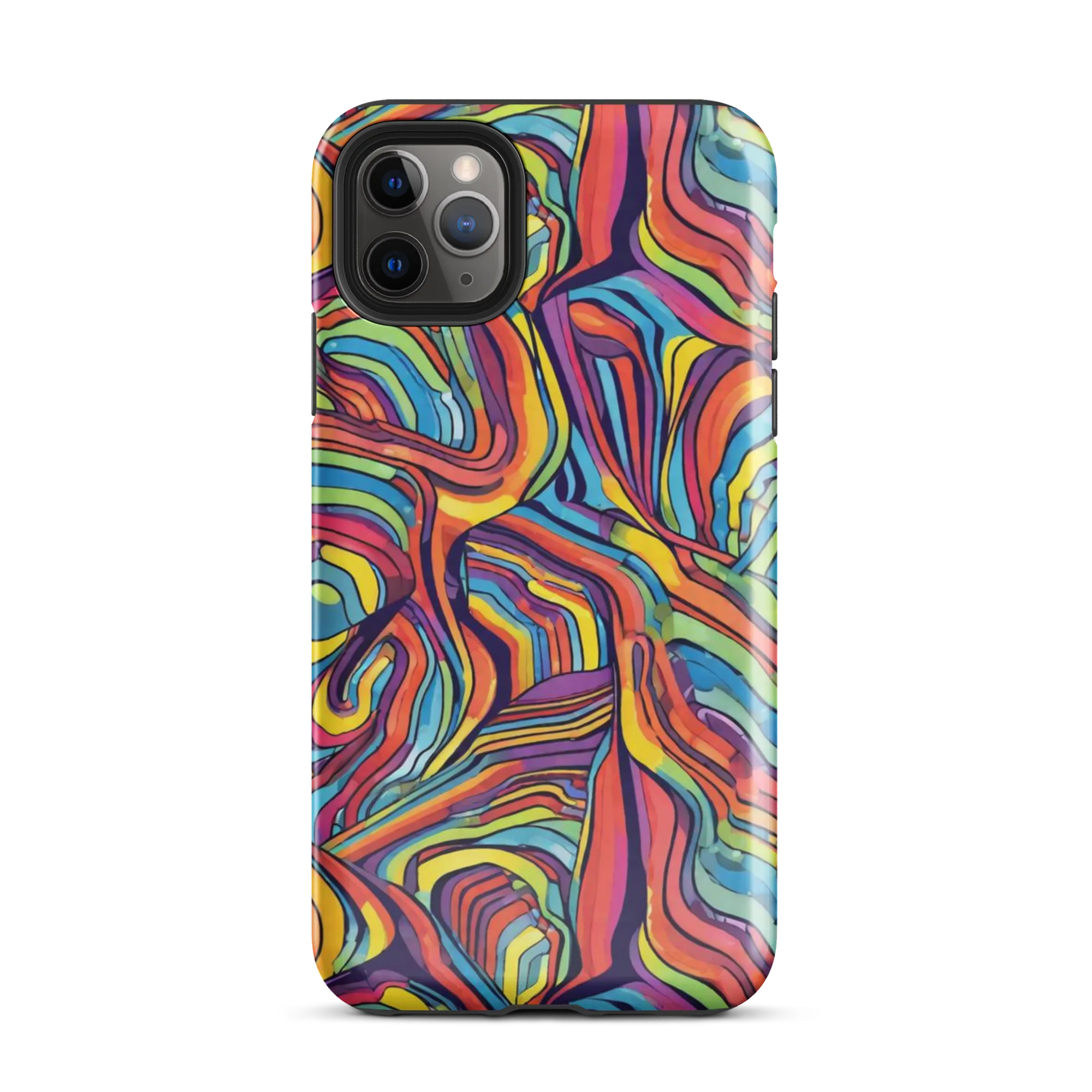 Chromatic Topography on Tough Case for iPhone® — Front