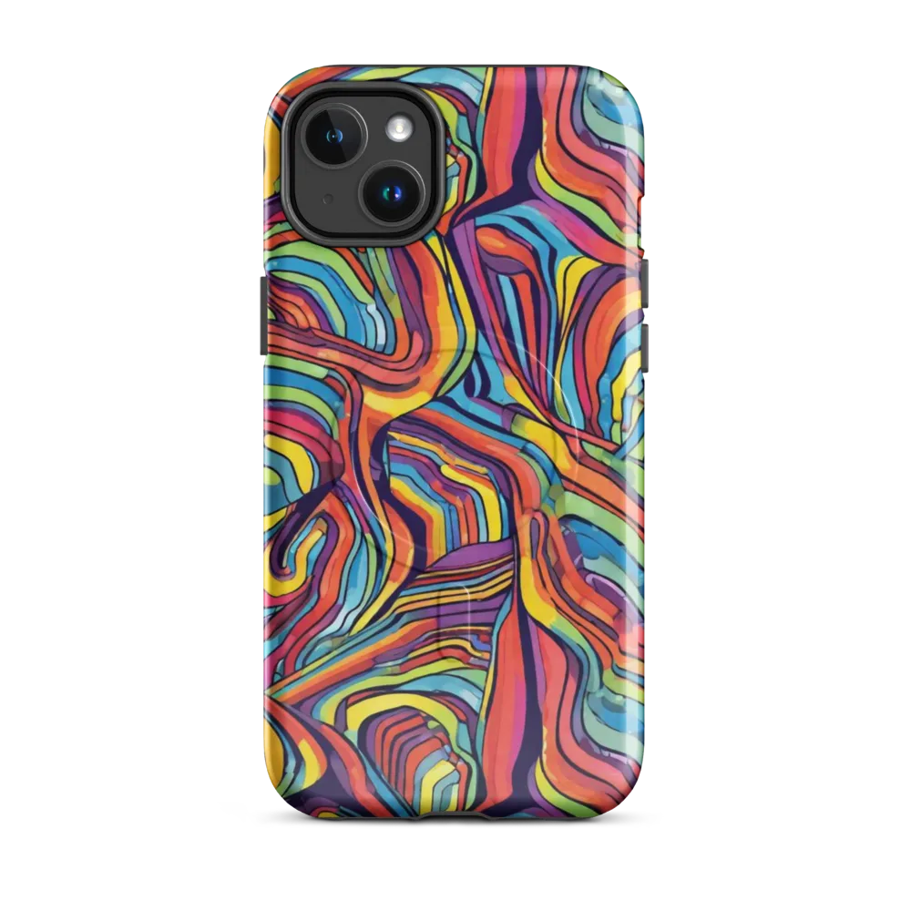 Chromatic Topography on MagSafe Tough Case for iPhone® — Front
