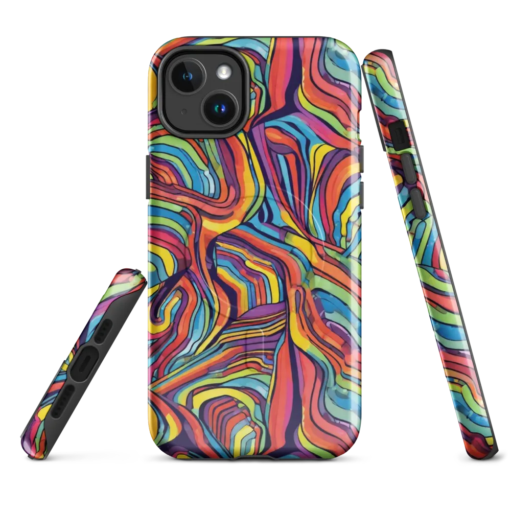 Chromatic Topography on MagSafe Tough Case for iPhone® — Front