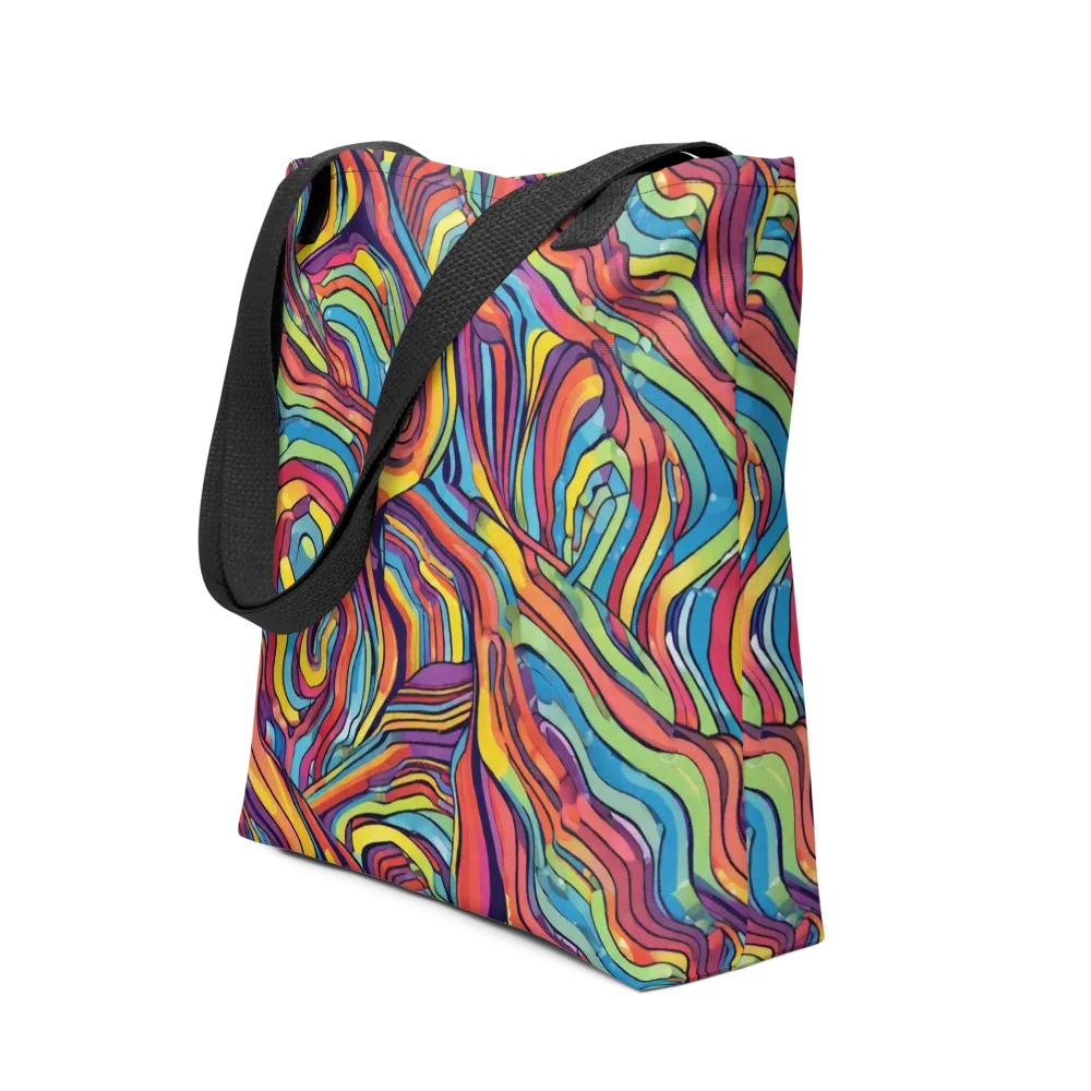 Chromatic Topography on Tote Bag — Front