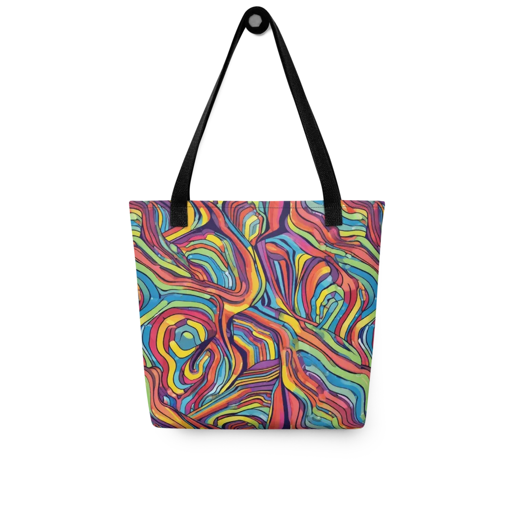 Chromatic Topography on Tote Bag — Front