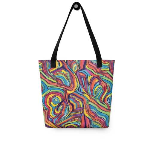 Chromatic Topography on a Tote Bag