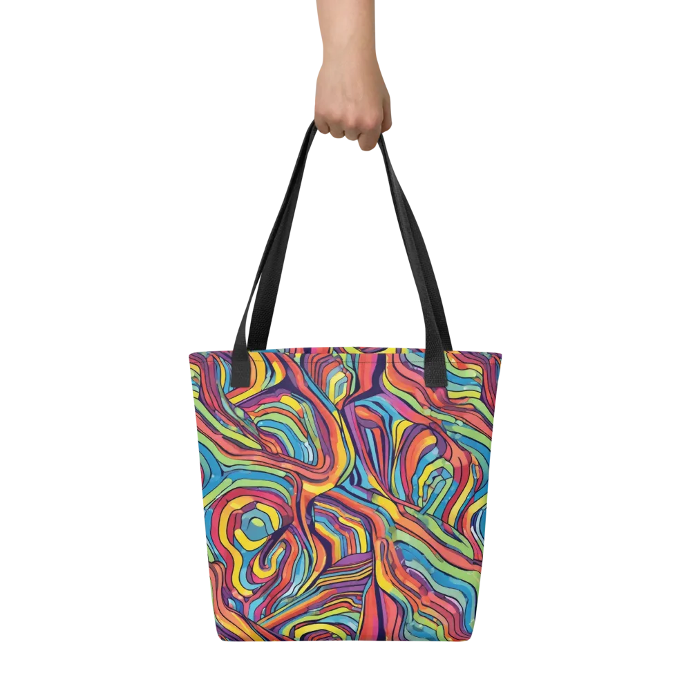 Chromatic Topography on Tote Bag — Front