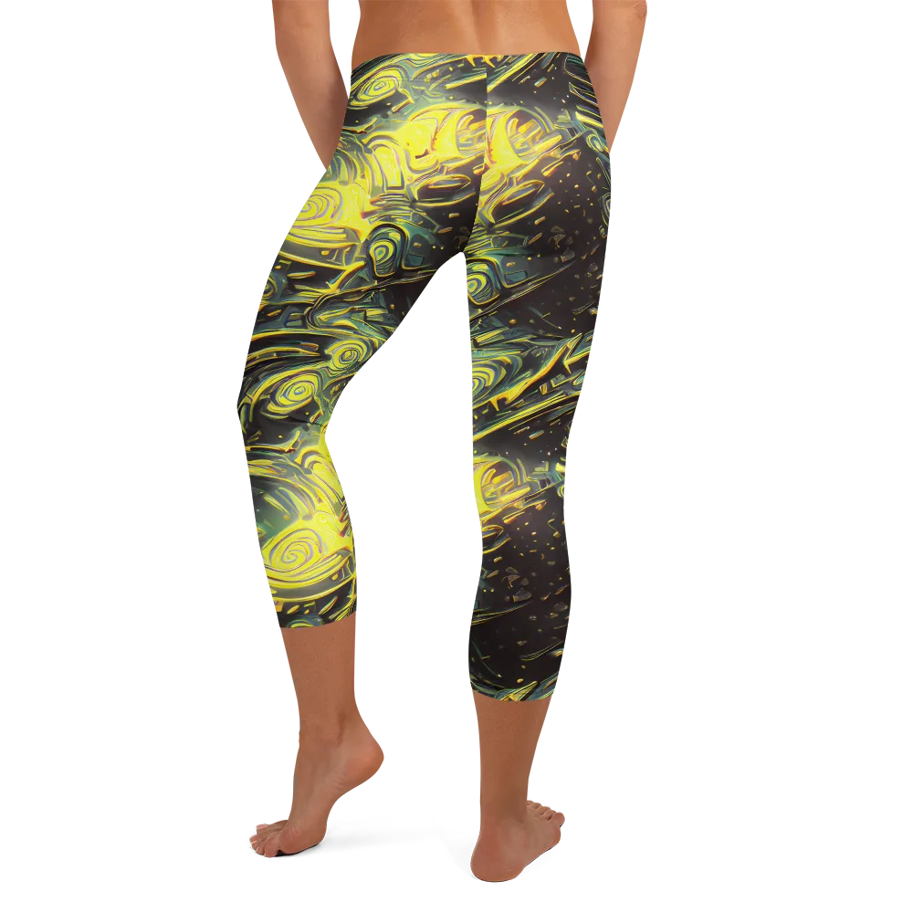 Eversen Whirl on Capri Leggings — Back