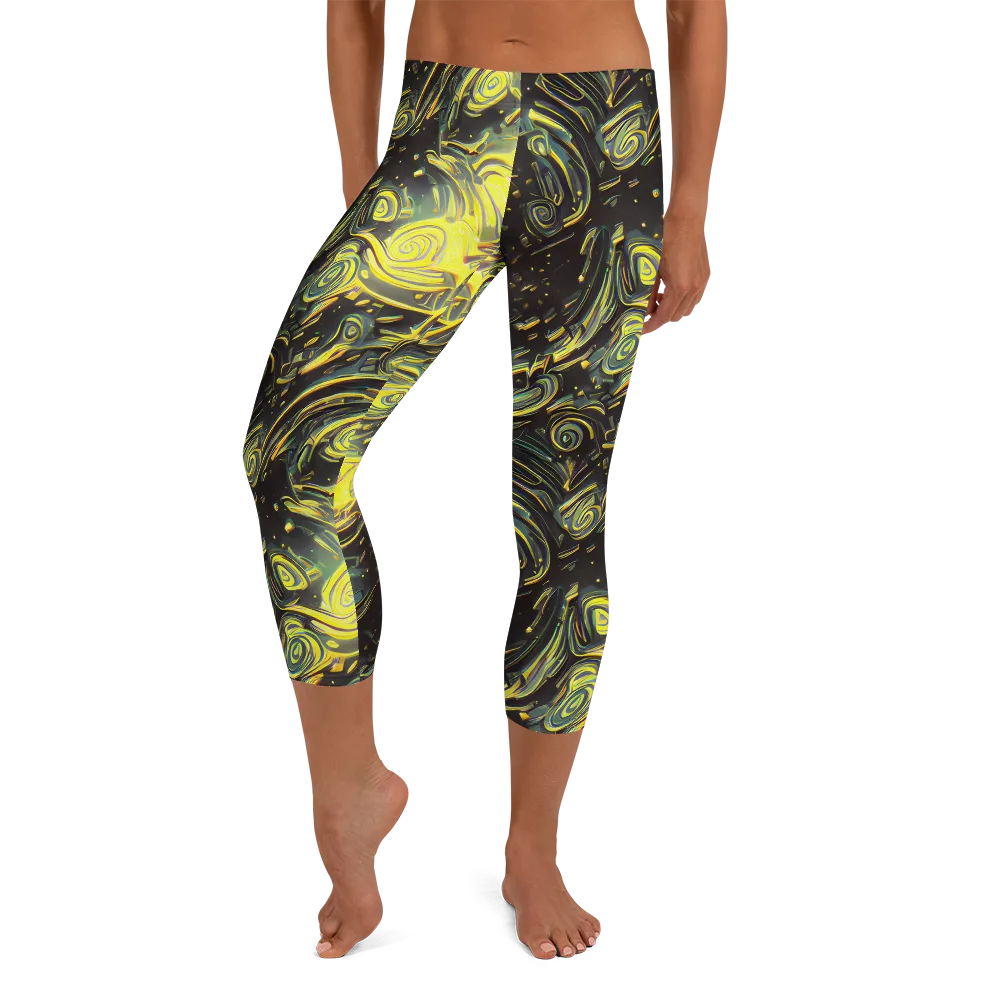 Eversen Whirl on Capri Leggings — Front