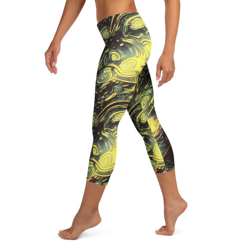 Eversen Whirl on Capri Leggings — Left