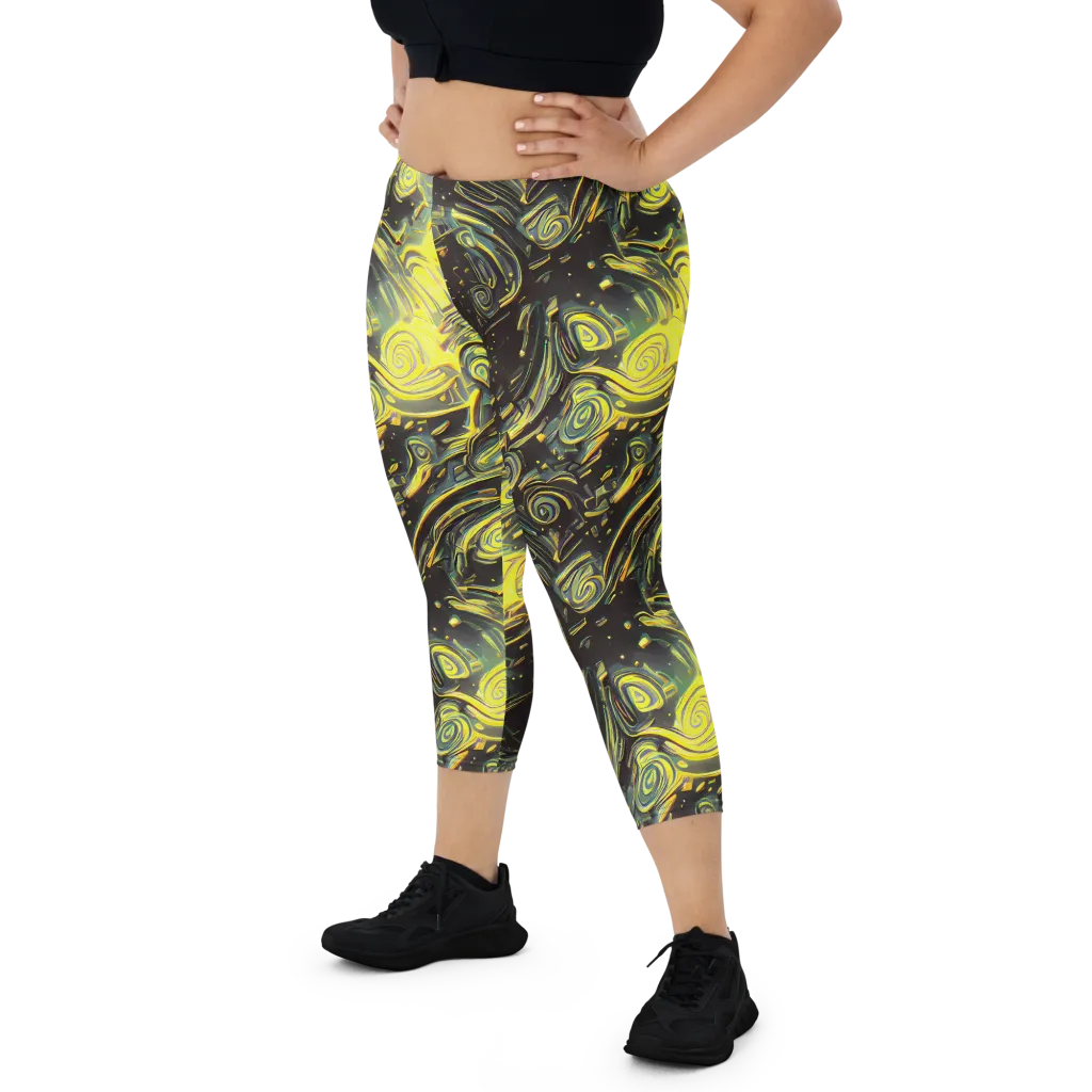 Eversen Whirl on Capri Leggings — Front