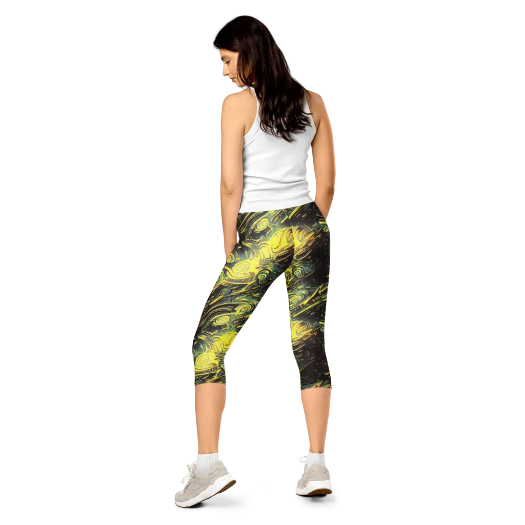 Eversen Whirl on Capri Leggings — Back