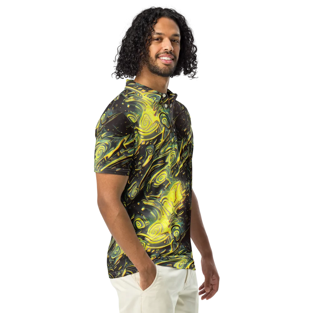 Eversen Whirl on Men's Slim Fit Polo Shirt — Right Front