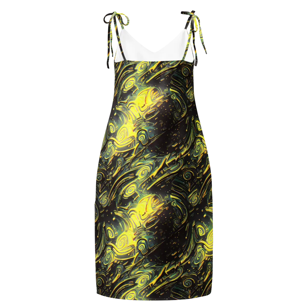 Eversen Whirl on Slip Dress — Back