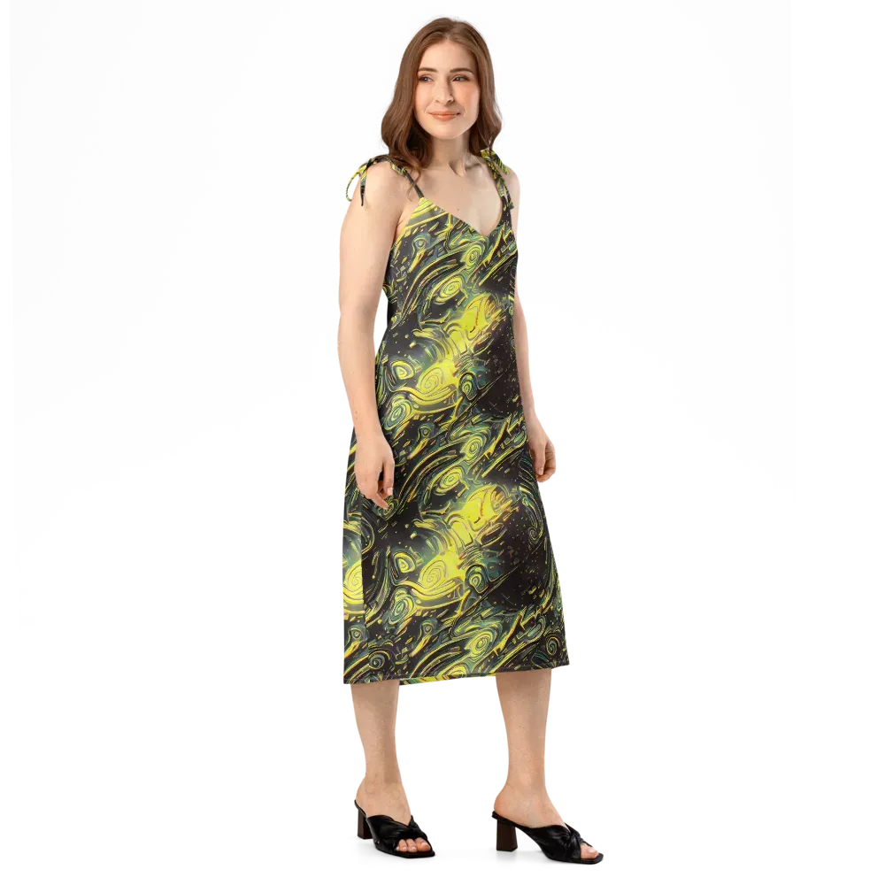 Eversen Whirl on Slip Dress — Right Front