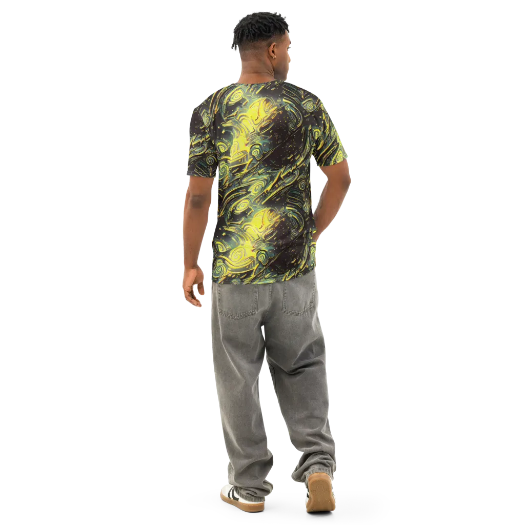 Eversen Whirl on Men's Cotton Crew Neck T-Shirt — Back