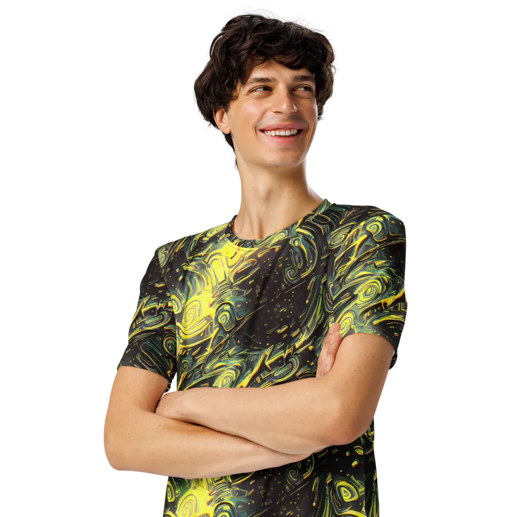 Eversen Whirl on Men's Crew Neck T-Shirt — Left Front