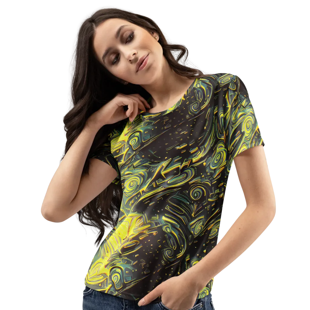 Eversen Whirl on Women's Crew Neck T-Shirt — Left Front