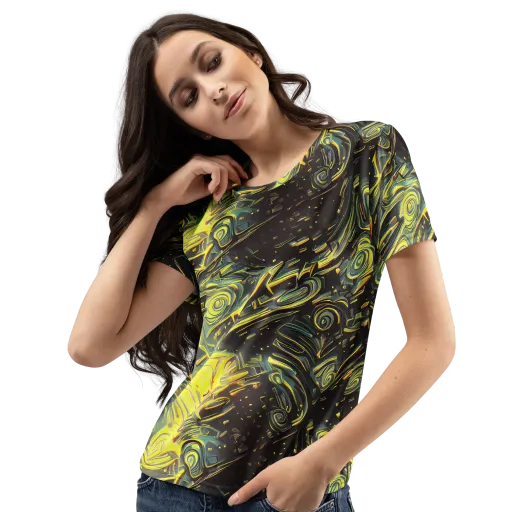Eversen Whirl on a Women's Crew Neck T-Shirt