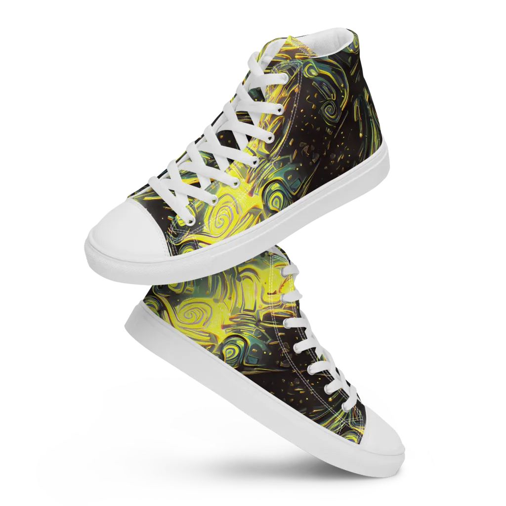 Eversen Whirl on Women's High Top Canvas Shoes — Front