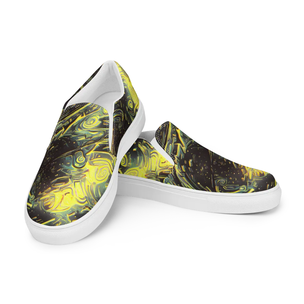 Eversen Whirl on Men's Slip-On Canvas Shoes — Left Front