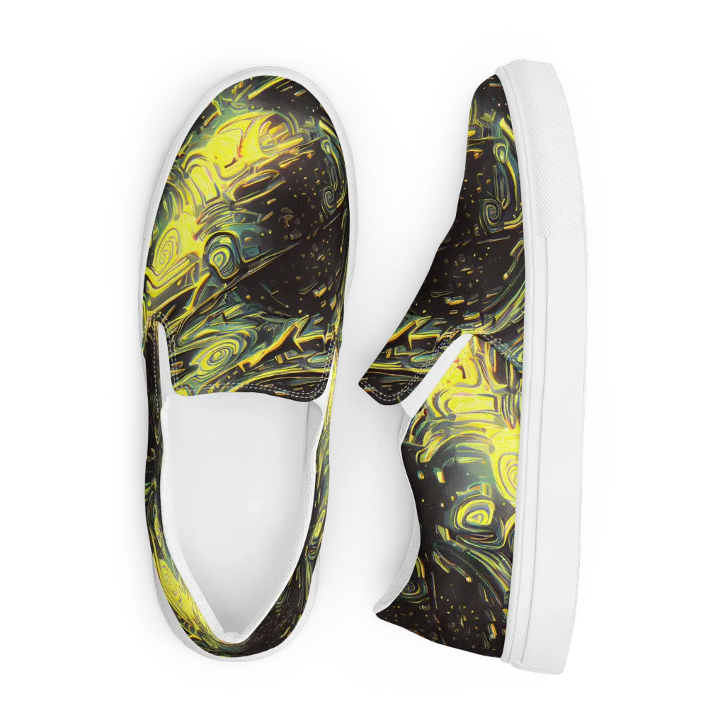 Eversen Whirl on Men's Slip-On Canvas Shoes — Front