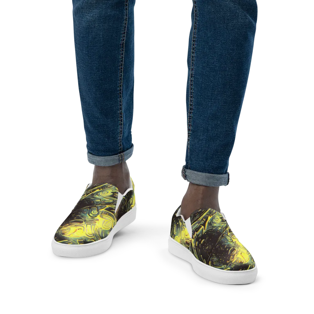 Eversen Whirl on Men's Slip-On Canvas Shoes — Front