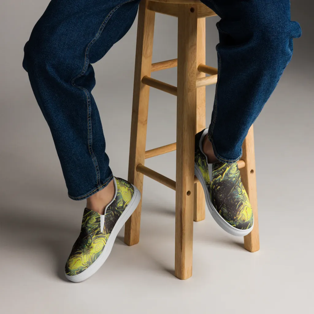 Eversen Whirl on Men's Slip-On Canvas Shoes — Front