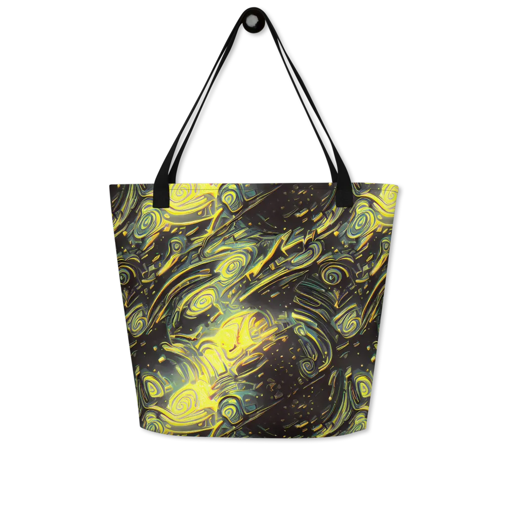 Eversen Whirl on Large Tote Bag W/ Pocket — Front