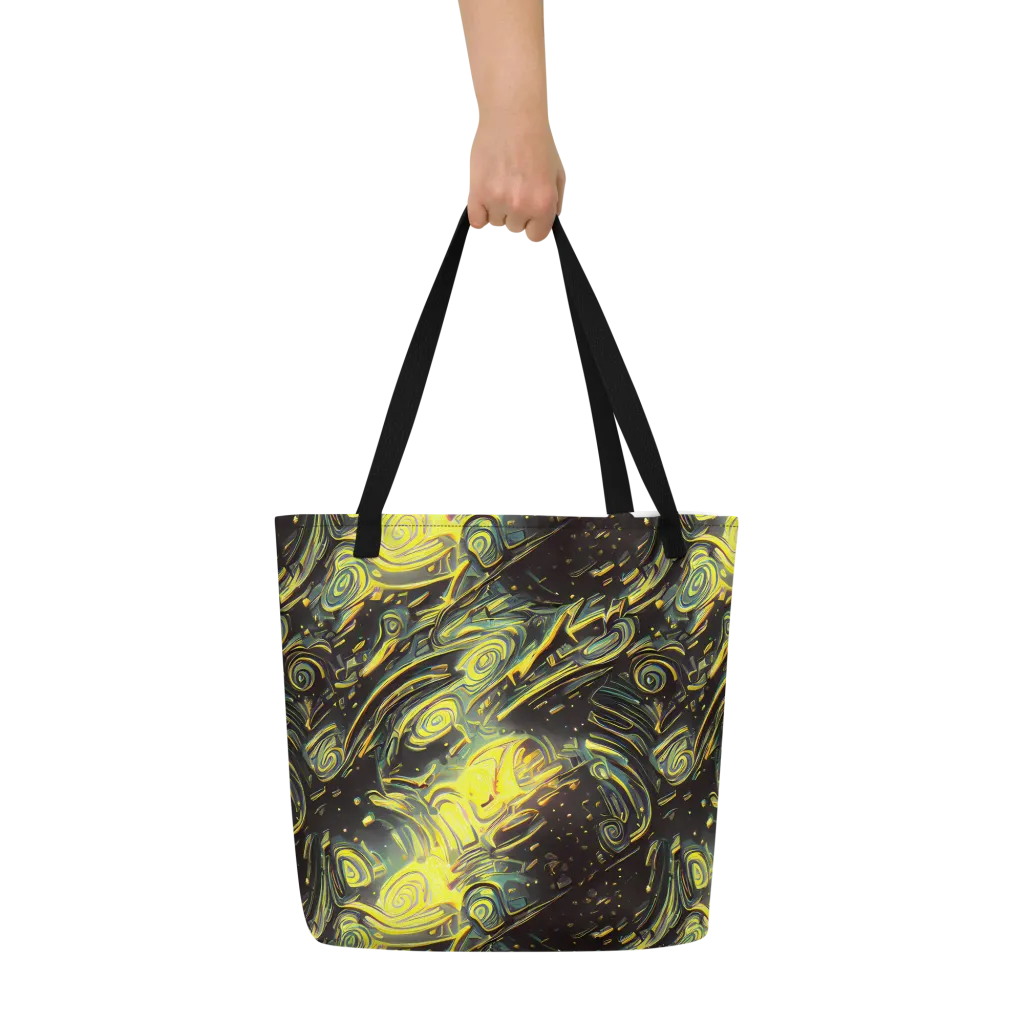 Eversen Whirl on Large Tote Bag W/ Pocket — Front