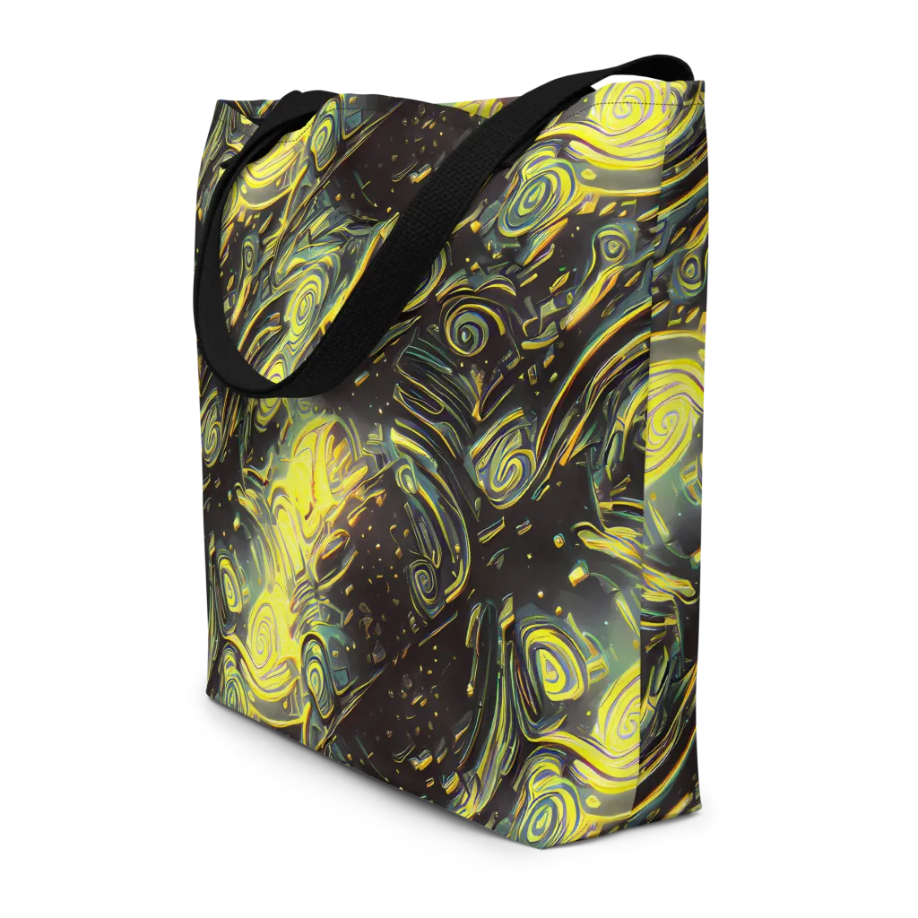 Eversen Whirl on Large Tote Bag W/ Pocket — Front