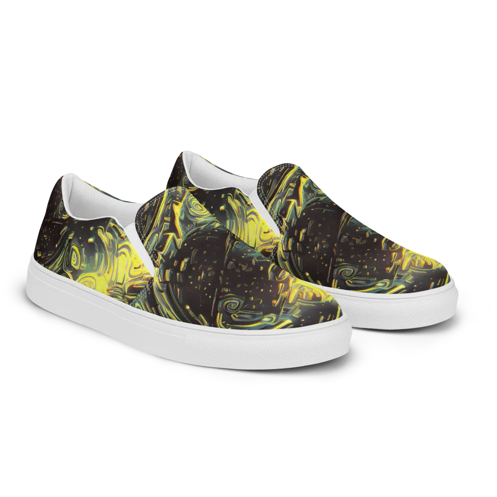 Eversen Whirl on Women's Slip-On Canvas Shoes — Right Front