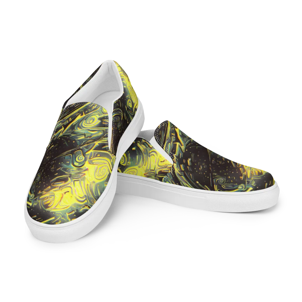 Eversen Whirl on Women's Slip-On Canvas Shoes — Left Front