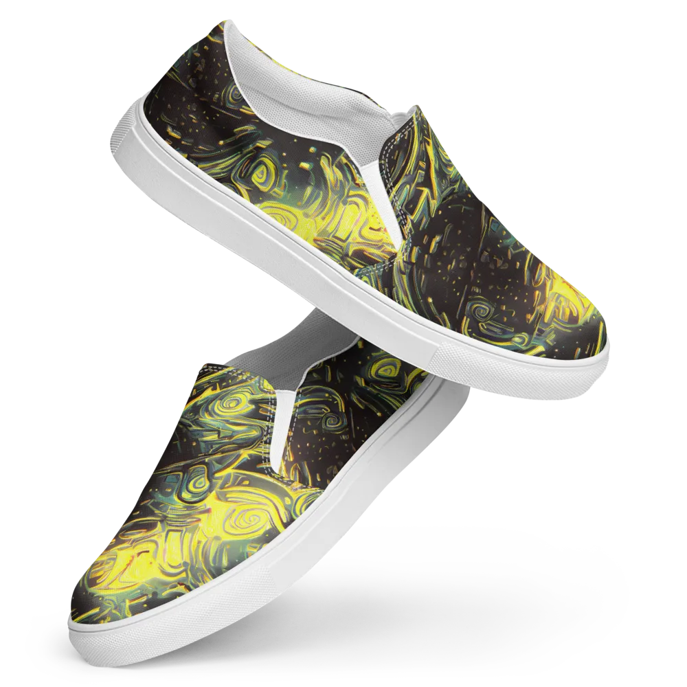 Eversen Whirl on Women's Slip-On Canvas Shoes — Front