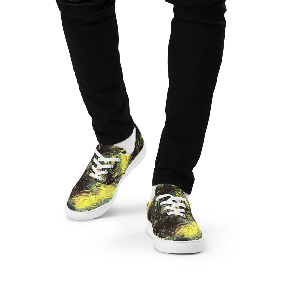 Eversen Whirl on Men's Lace-Up Canvas Shoes — Front