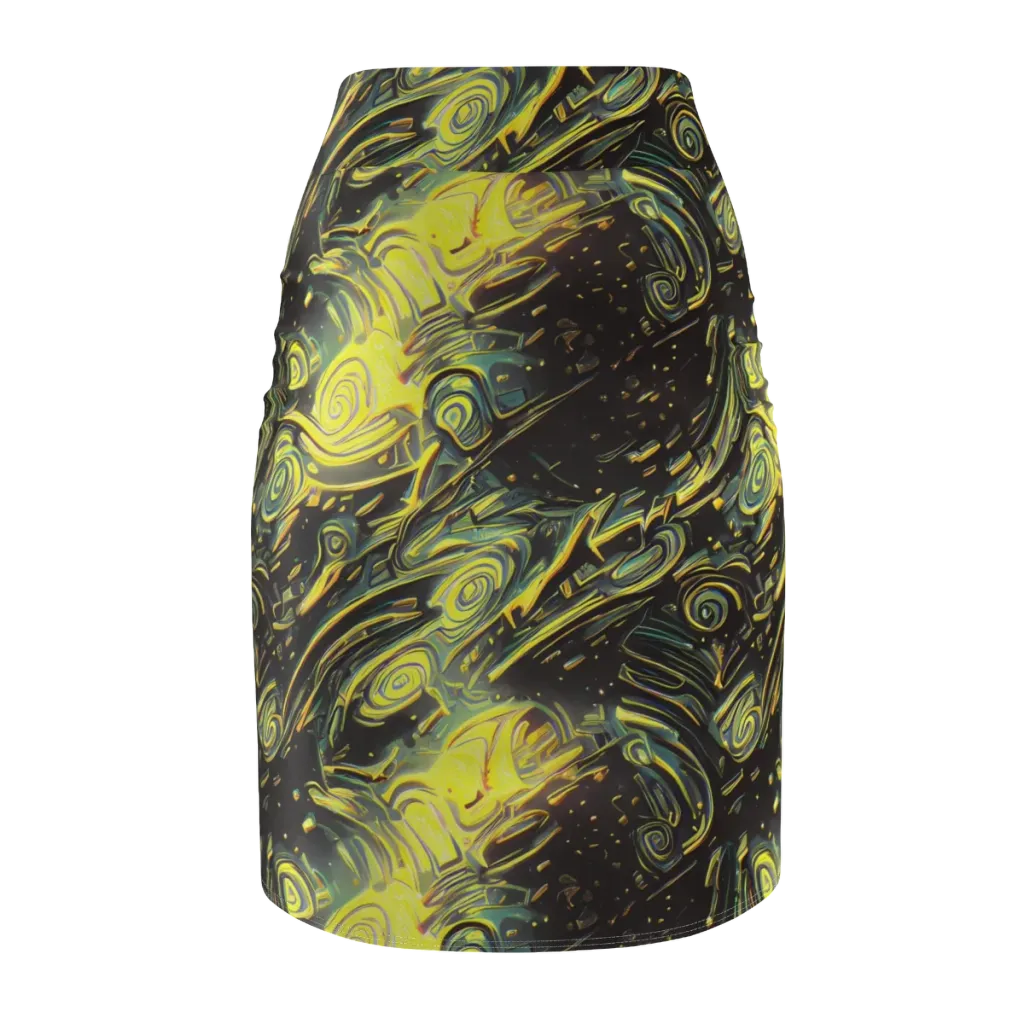 Eversen Whirl on Pencil Skirt — Back