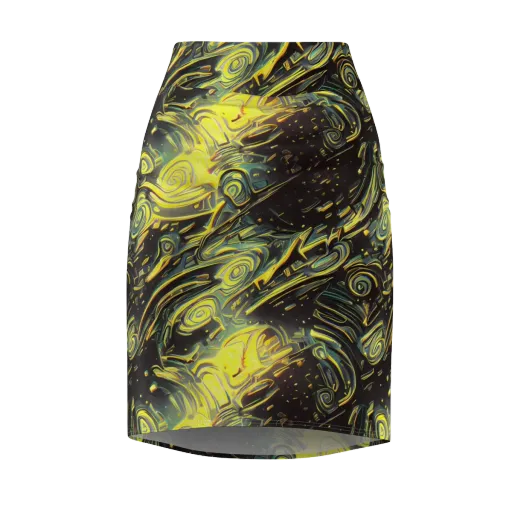 Eversen Whirl on a Pencil Skirt