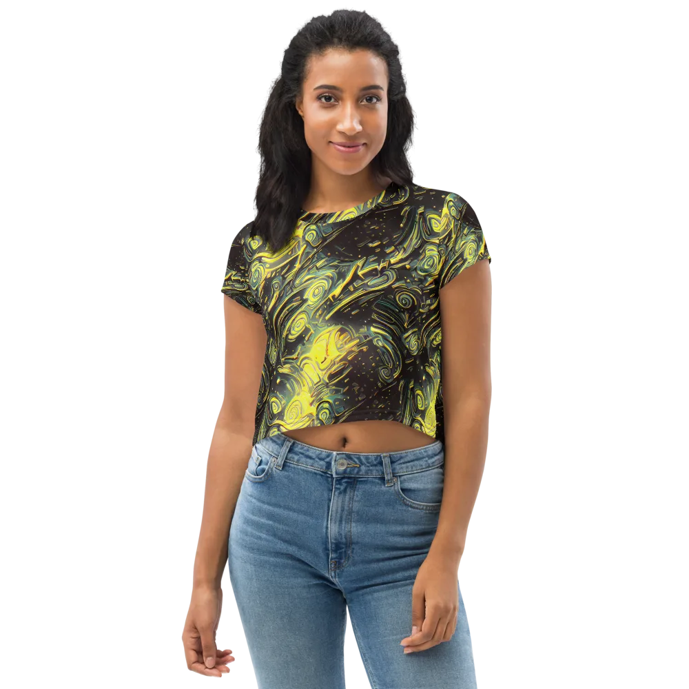 Eversen Whirl on Crop Tee — Front