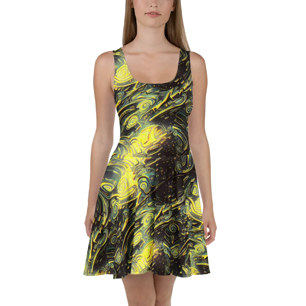 Eversen Whirl on Skater Dress — Front
